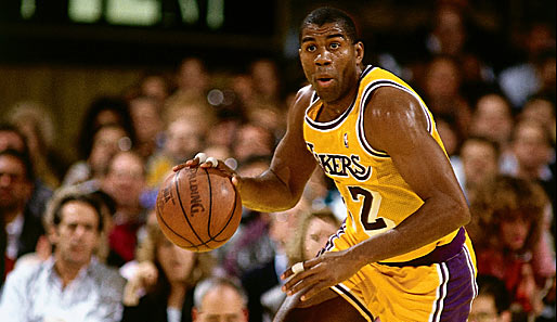 Magic Johnson spielte insgesamt 13 Jahre für die Los Angeles Lakers