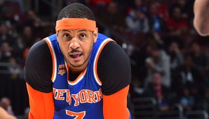 Carmelo Anthony spielt weiterhin für die New York Knicks