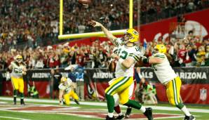 Divisional Round 2016 - Cardinals vs. Packers 26:20 OT: Aaron Rodgers erzwingt die Verlängerung mit einer Trademark-Hail-Mary in der letzten Sekunde der regulären Spielzeit.