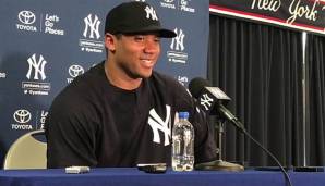 Russell Wilson könnte für die New York Yankees im Spring Training zum Einsatz kommen
