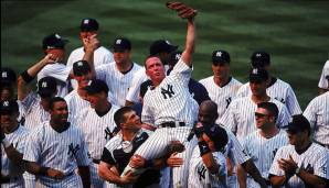 Platz 11, New York Yankees: 11 No-Hitter - Zuletzt am 18. Juli 1999 im Yankee Stadium: David Cone vs. Montreal Expos, Ergebnis: 6:0 (PERFECT GAME).