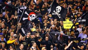 Platz 20, Pittsburgh Pirates - Facebook: 1.200.000 Fans, Twitter: 734.000 Follower - Gesamt: 1.934.000.
