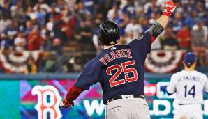 Steve Pearce führte die Red Sox mit 4 RBI zum Sieg über die Los Angeles Dodgers.