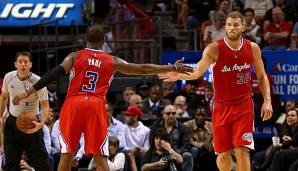 Point Guard Chris Paul (l.) und Forward Blake Griffin sind die Superstars der Clippers