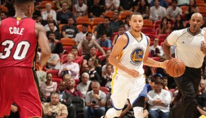 Stephen Curry stellte gegen die Miami Heat einen neuen NBA-Rekord auf