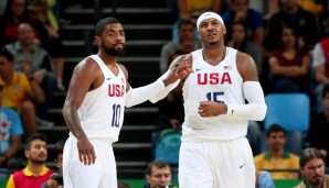 Carmelo Anthony mit Kyrie Irving