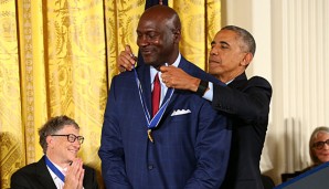 Michael Jordan wurde von Barack Obama ausgezeichnet
