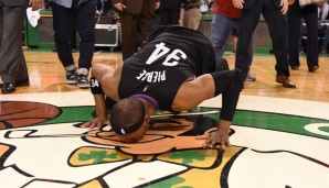 Paul Pierce feierte einen emotionalen Abschied bei den Celtics
