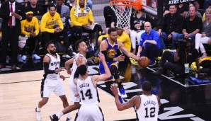 Stephen Curry und die Golden State Warriors bleiben in den Playoffs unbesiegt