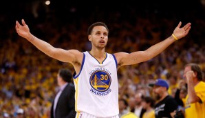 Stephen Curry (Golden State Warriors, Guard, 290 Punkte): 25,3 Punkte, 6,6 Assists