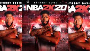 2019 war das Jahr der Braue. Lakers-Neuzugang Anthony Davis schmückte erstmalig das Cover der neuen 2K-Version.