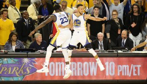 ASSIST OF THE YEAR: Draymond Green und Stephen Curry (Golden State Warriors)