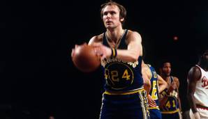 Platz 5: RICK BARRY (1965, Warriors) - 1. Pick: Fred Hetzel (Warriors) - Vita: Hall of Famer, Finals-MVP, Champion, All-Star (12x), All-NBA (6x), All-ABA (4x), 1020 Spiele in der NBA und ABA