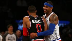 Könnten 2018 im gleichen All-Star-Team auflaufen: Russell Westbrook und Carmelo Anthony