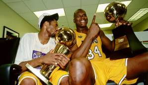Platz 23: Los Angeles Lakers 1999/00 - Netrating: 9,0 - Champion