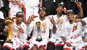Platz 12: Miami Heat 2012/13 - Netrating: 9,9 - Champion