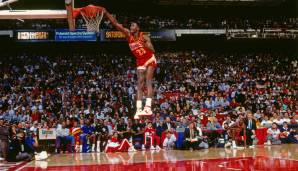 Platz 15: Dominique Wilkins (Atlanta Hawks, Los Angeles Clippers, Boston Celtics, San Antonio Spurs, Orlando Magic, 1982-1999): 9.963 Field Goals