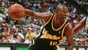 Platz 13: MOOKIE BLAYLOCK (1989-2002) - 2.075 Steals in 889 Spielen - Nets, Hawks, Warriors.