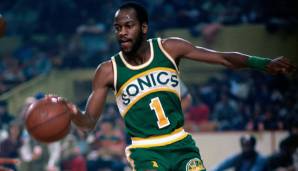 Platz 28: GUS WILLIAMS (1975-1987) - 1.638 Steals in 825 Spielen - Warriors, Sonics, Bullets, Hawks.