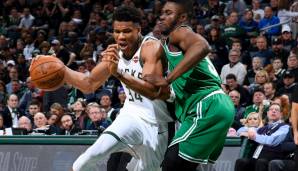 Giannis Antetokounmpo und die Milwaukee Bucks schießen die Celtics in Spiel 3 aus der Halle