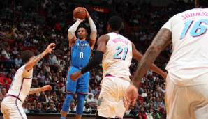 Russell Westbrook führt die Thunder zum Comeback-Sieg bei den Miami Heat