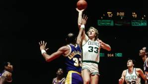 Boston Celtics: Larry Bird, 1979/80: 21,3 Punkte, 10,4 Rebounds, 4,5 Assists – Rookie of the Year, dazu All-Star und All-NBA First Team.