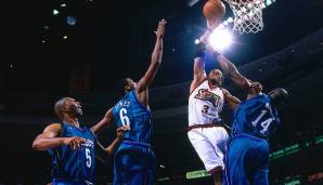 Platz 13: Charlotte Hornets (1998/99) mit einer Bilanz von 26-24 (nur 50 Spiele wegen Lockout).