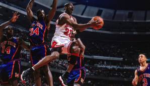 Michael Jordan gewann mit den Chicago Bulls in den 90er Jahren 6 Titel.