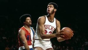 KAREEM ABDUL-JABBAR (1970, Milwaukee Bucks): 35,2 Punkte und 16,8 Rebounds in 10 Spielen - Endstation Eastern Divisional Finals.