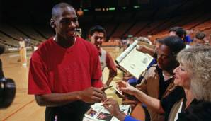 MICHAEL JORDAN (1985, Chicago Bulls): 29,3 Punkte, 8,5 Assists und 2,8 Steals in 4 Spielen - Endstation erste Runde.