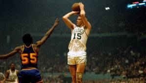 TOM HEINSOHN (1957, Boston Celtics): 22,9 Punkte und 11,7 Rebounds in 10 Spielen - NBA Champion.