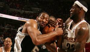2007 Finals gegen San Antonio: In den Finals endet aber das Märchen. Die Spurs stoppen LeBron, es wird der der letzte Sweep bis in die Gegenwart bleiben.