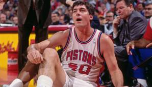 Platz 14: Bill Laimbeer (Detroit Pistons) - 6/8 Dreier in Spiel 2 der Finals 1990 gegen die Portland Trail Blazers