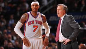 Carmelo Anthony und Mike D'Antoni kamen bei den New York Knicks einst nicht gut miteinander aus.