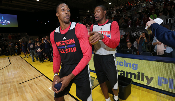 Lang ist's her: Dwight Howard und Kevin Durant beim All-Star Game 2014.
