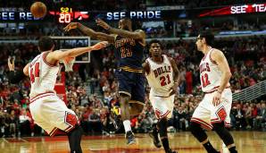 Platz 5: Chicago Bulls - Bilanz: 29 Siege und 26 Niederlagen (52,7 Prozent)