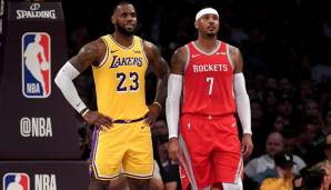 Könnten LeBron James und Carmelo Anthony demnächst zusammen auflaufen?