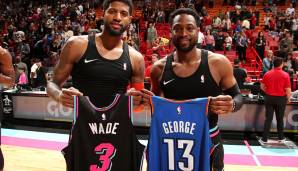Für Paul George lief es dagegen etwas besser. PG-13 bekam nach seiner 43-Punkte-Performance gegen die Heat nicht nur Wades Trikot, sondern auch ein dickes Lob: "Er spielt phänomenalen Basketball", so Wade.