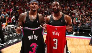 Genau wie Bradley Beal. "[Wade] ist einer der Gründe, warum ich die Nummer 3 trage", erklärte der Wizards-Guard anschließend seine Bewunderung für den dreimaligen Champion.