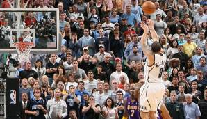 5/5 Dreier - Deron Williams (Utah Jazz) in Spiel 2 der Western Conference Semifinals 2008 gegen die Los Angeles Lakers - Ergebnis: 110:120.