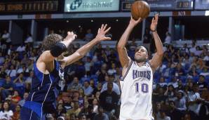 5/5 Dreier - Mike Bibby (Sacramento Kings) in Spiel 3 der Western Conference Semifinals 2002 gegen die Dallas Mavericks - Ergebnis: 125:119.