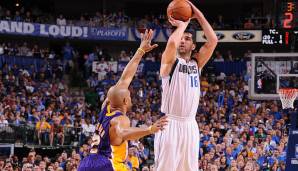 6/6 Dreier - Peja Stojakovic (Dallas Mavericks) in Spiel 4 der Western Conference Semifinals 2011 gegen die Los Angeles Lakers - Ergebnis: 122:86.