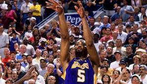 7/7 Dreier - Robert Horry (Los Angeles Lakers) in Spiel 2 der Western Conference Semifinals 1997 gegen die Utah Jazz - Ergebnis: 101:103.