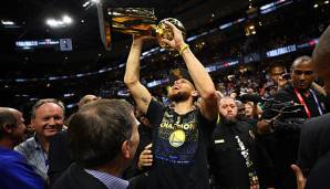 Die Golden State Warriors gewannen 2018 die NBA Finals nach vier Spielen gegen die Cleveland Cavaliers.