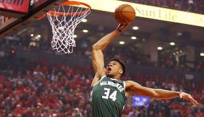 Giannis Antetokounmpo - 3x All-Star, 3x All-NBA - Stats von 2009/10 bis 2018/19: 18,8 Punkte, 8,3 Rebounds, 4,1 Assists