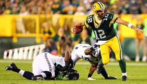War von den Seahawks einfach nicht zu stoppen: Packers-Quarterback Aaron Rodgers