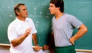 Dan Marino mit Head Coach Don Shula im Jahr 1984.
