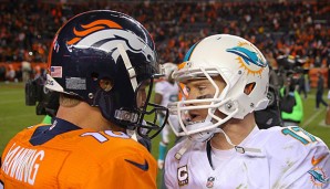 Peyton Manning besuchte Dolphins-Quarterback Ryan Tannehill