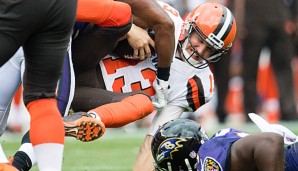 Josh McCown verletzte sich im Spiel gegen die Baltimore Ravens und fällt aus