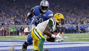 Die Lions-Defense hatte keine Antworten auf die Offense der Green Bay Packers